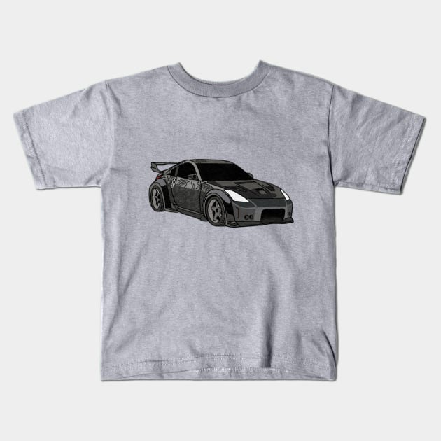 Fast and Furious 350Z Kids T-Shirt by Dwils7924